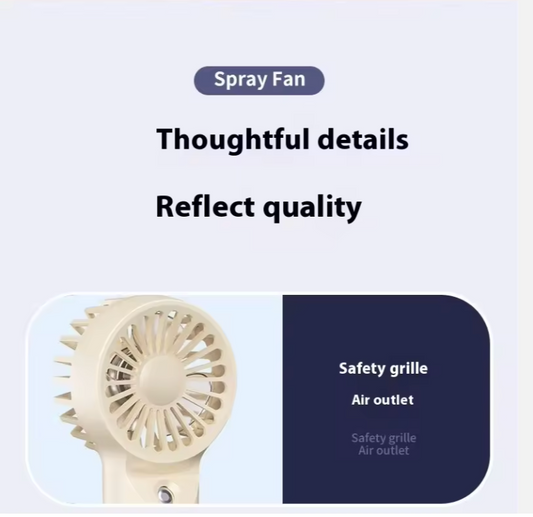 ventilateur d'eau Portable Rechargeable !