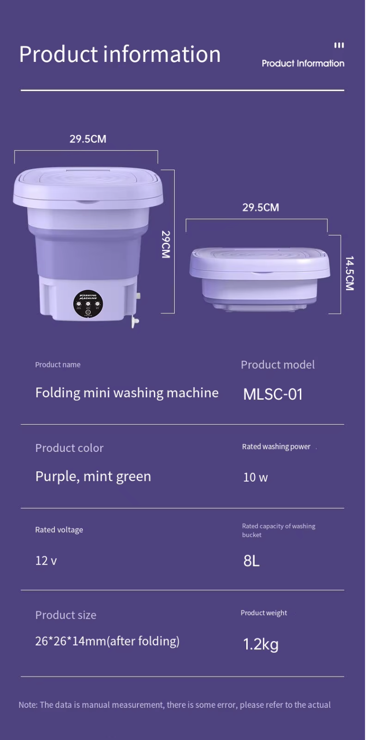 Mini laveuse pliable !
