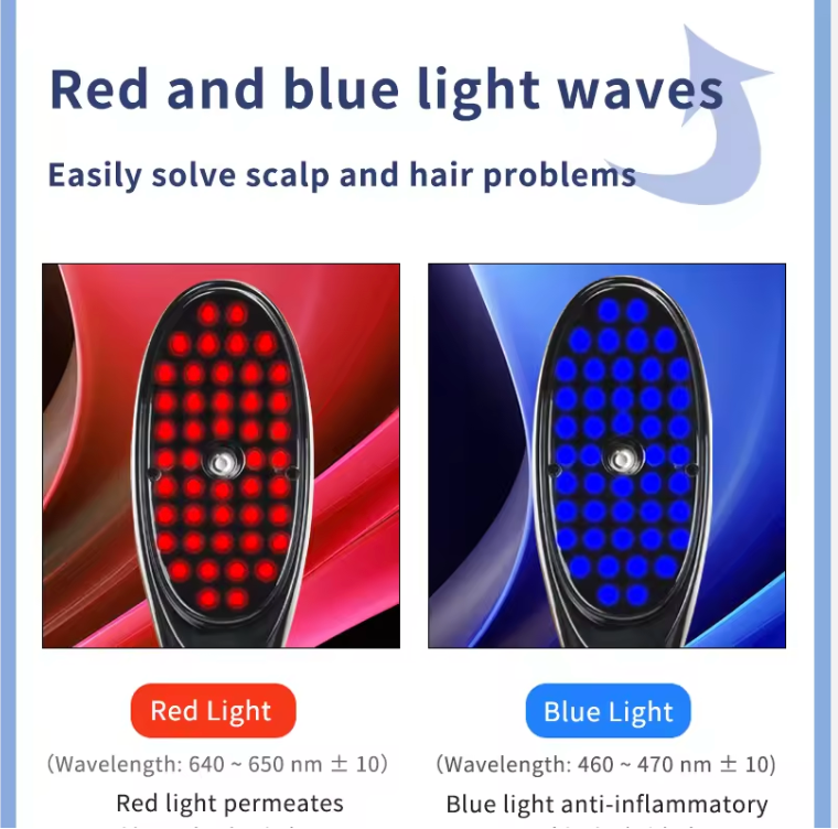 Masseur électrique cuir chevelu brosse de Massage avec caoutchouc souple!