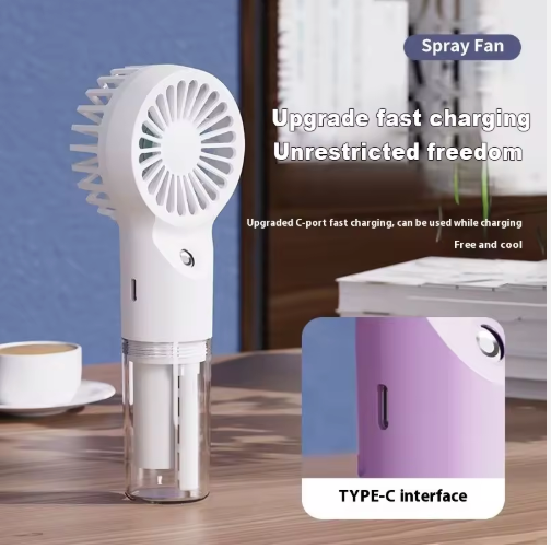 ventilateur d'eau Portable Rechargeable !